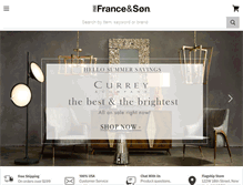 Tablet Screenshot of franceandson.com